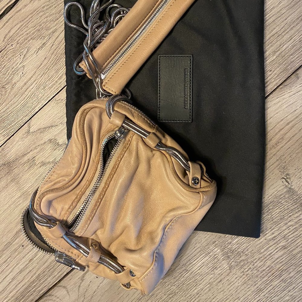 Authentic Alexander Wang Mini Brenda 100% Lambskin Bag- DISCOUNT